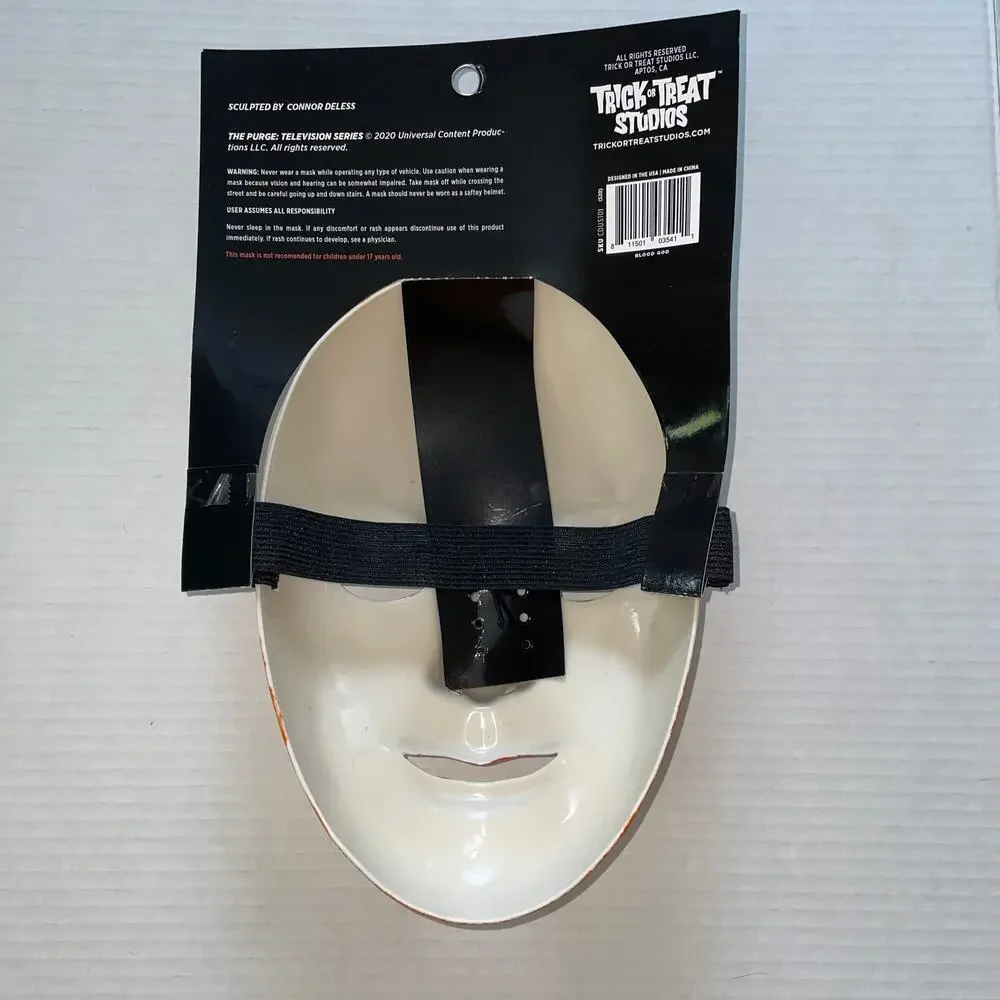 TRICK OR TREAT THE PURGE BLOODY GOD HALLOWEEN MASK COSTUME